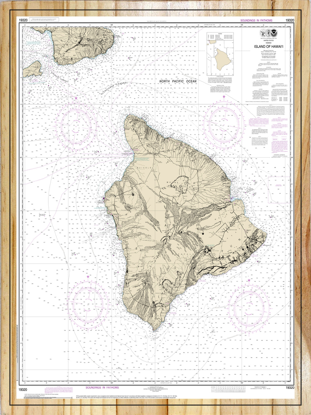 Island of Hawai'i Nautical Map (NOAA)