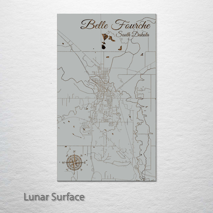 Belle Fourche, South Dakota Street Map