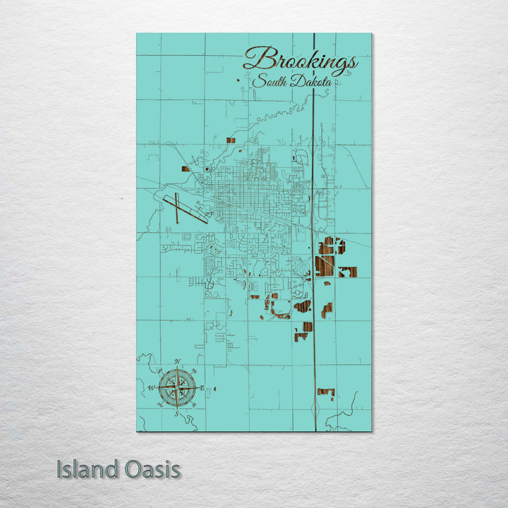 Brookings, South Dakota Street Map