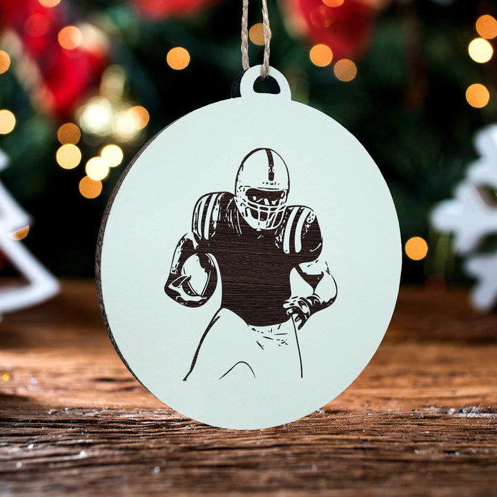 Football Player Ornament