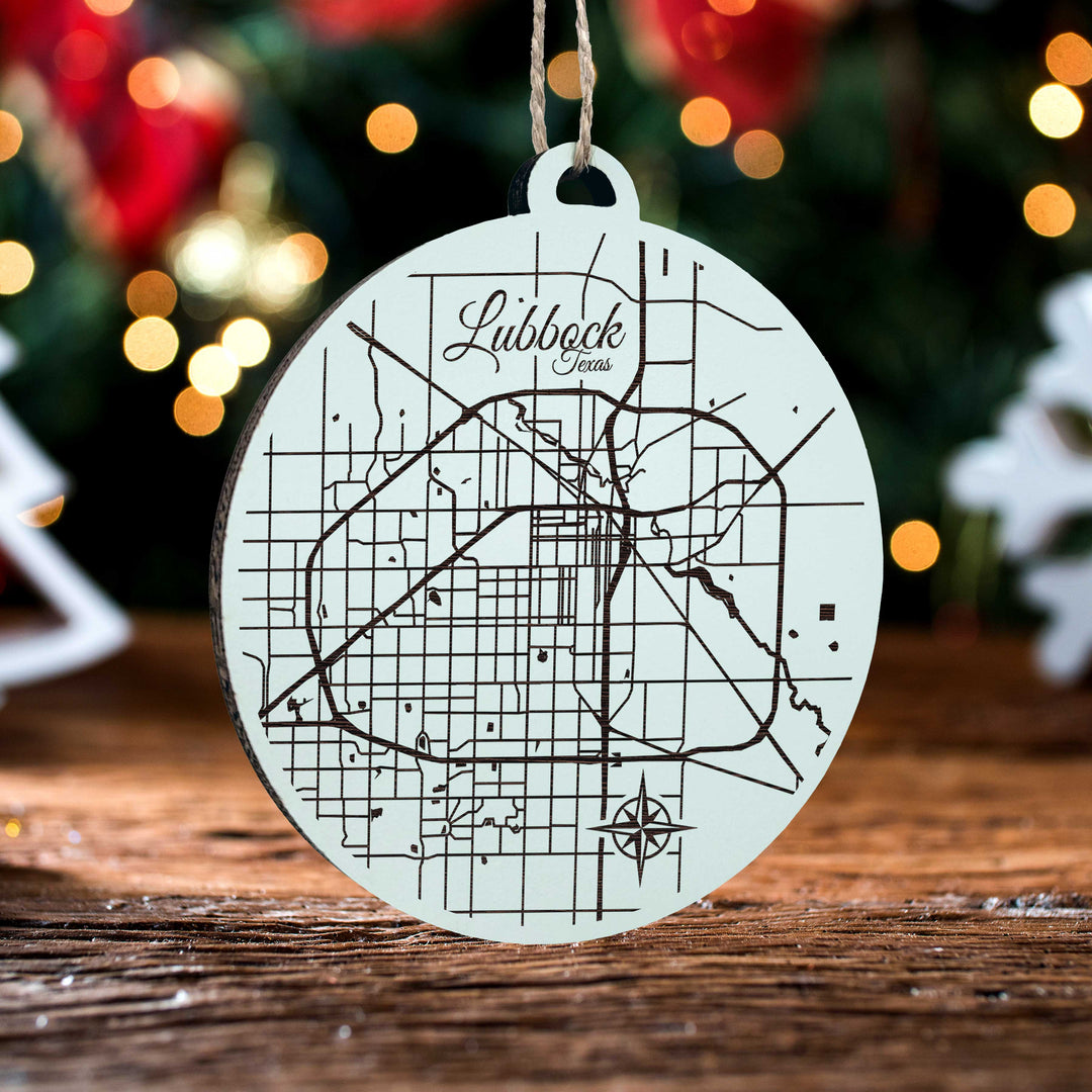 Lubbock, Texas Round Ornament