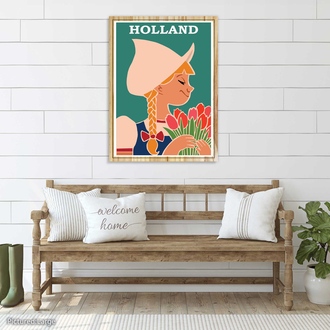 Holland Vintage Travel Poster