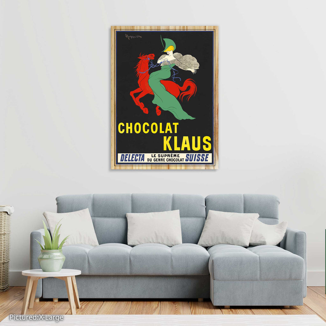 Chocolat Klaus by Leonetto Cappiello (1903) Vintage Ad