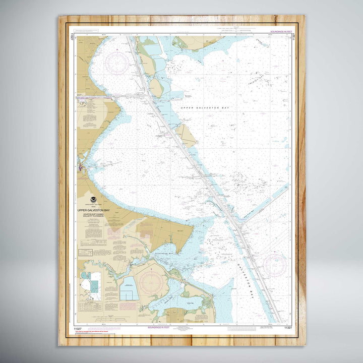 Upper Galveston Bay Nautical Map (NOAA)