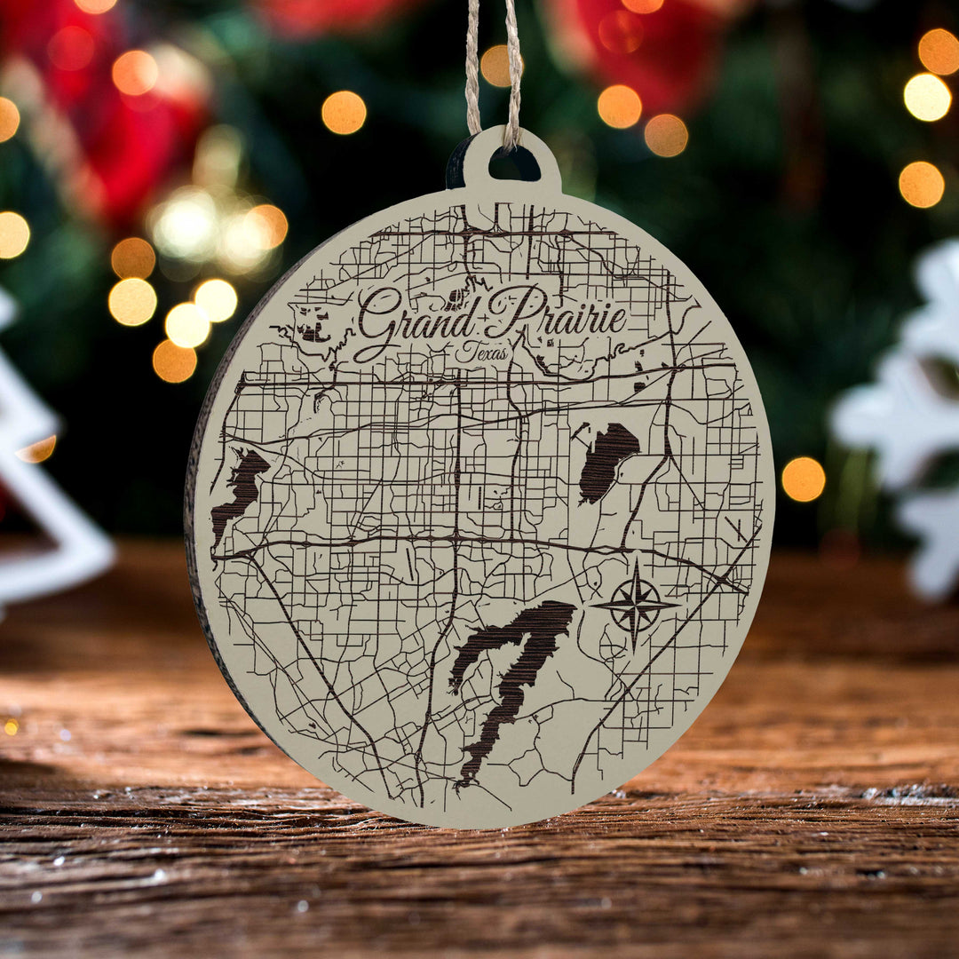 Grand Prairie, Texas Round Ornament