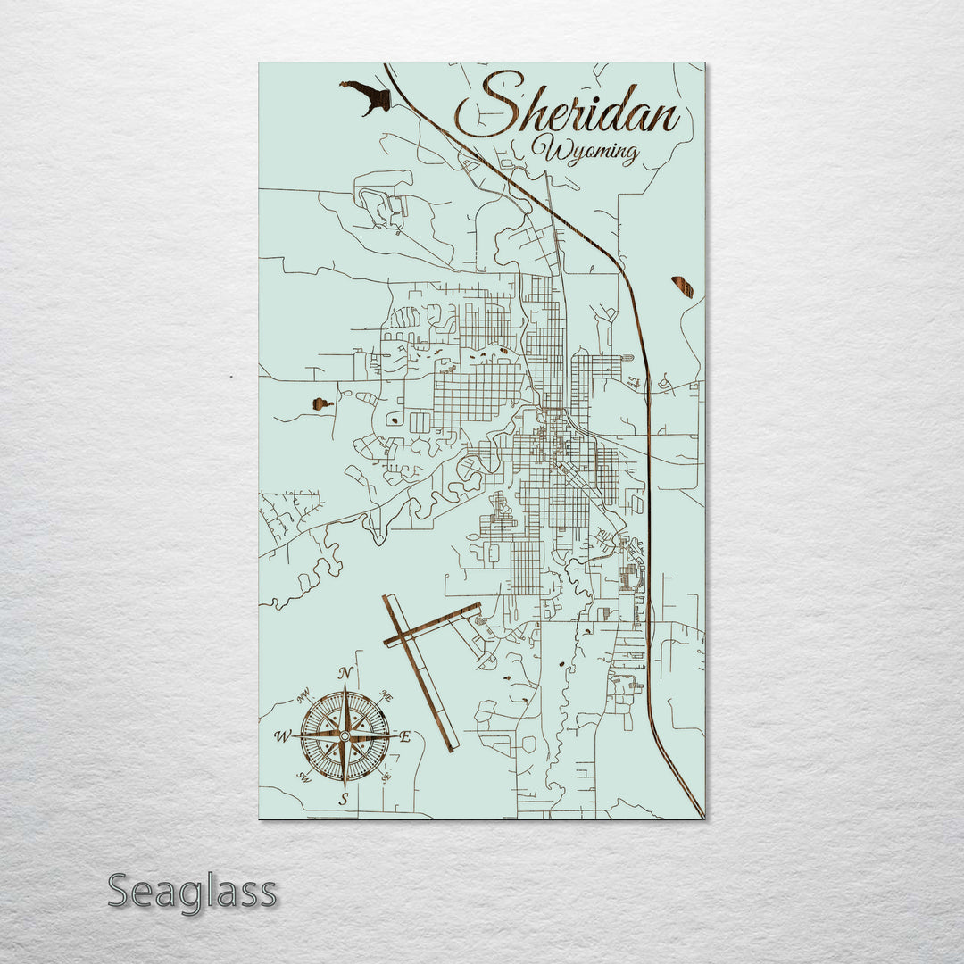 Sheridan, Wyoming Street Map