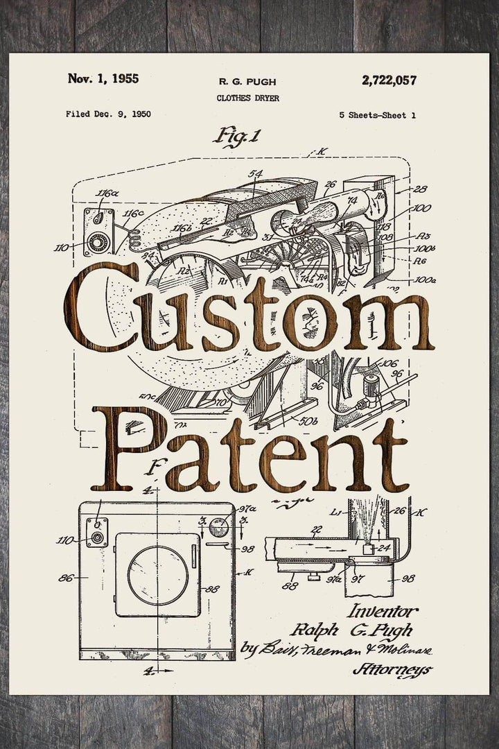 Custom Patent - Fire & Pine