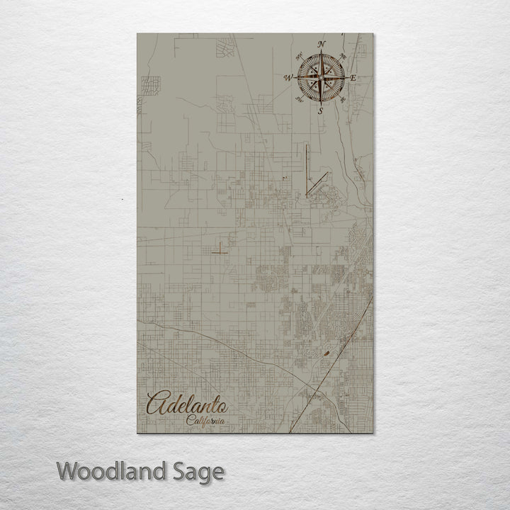 Adelanto, California Street Map