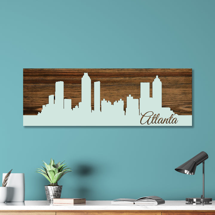 Atlanta, Georgia Skyline - Fire & Pine