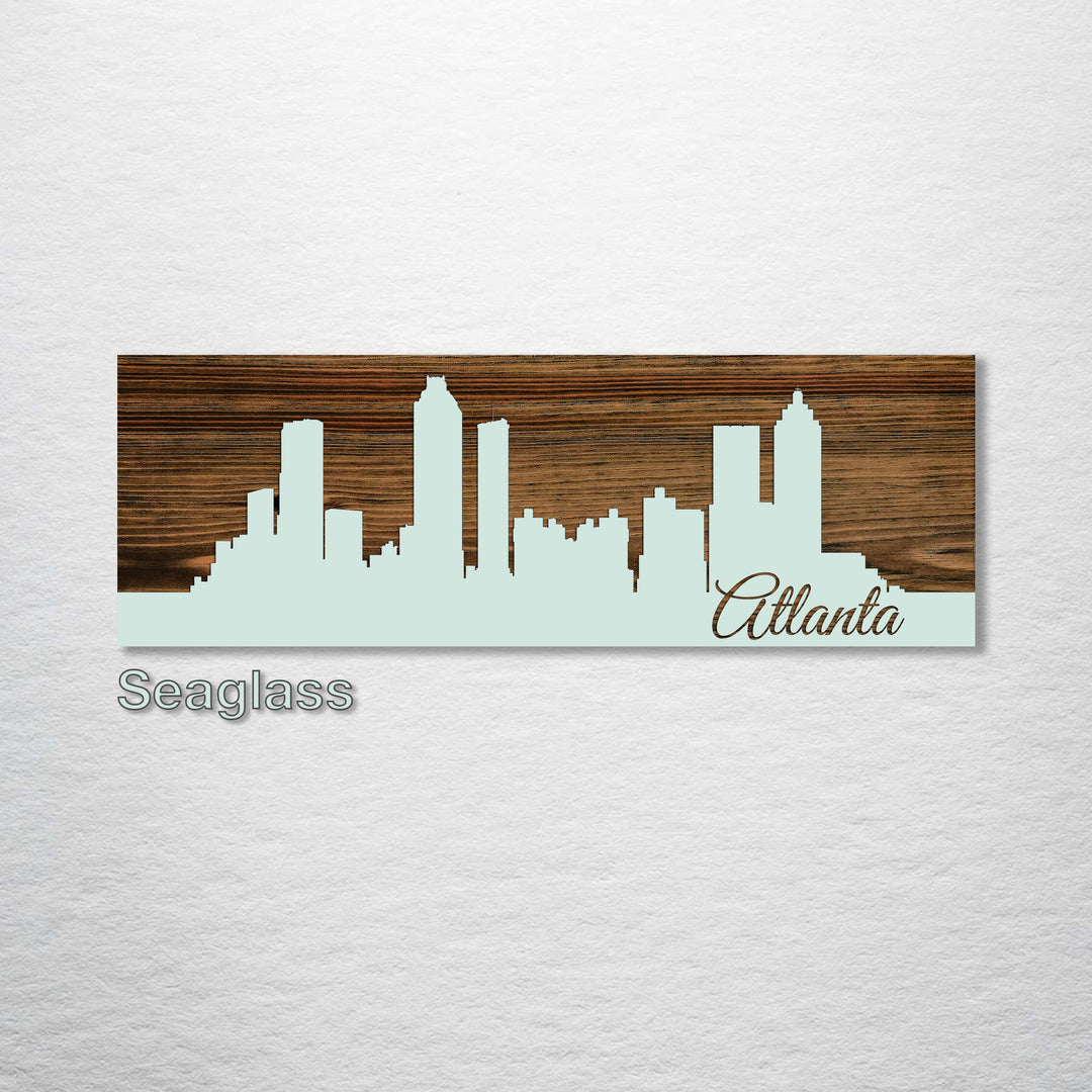 Atlanta, Georgia Skyline - Fire & Pine