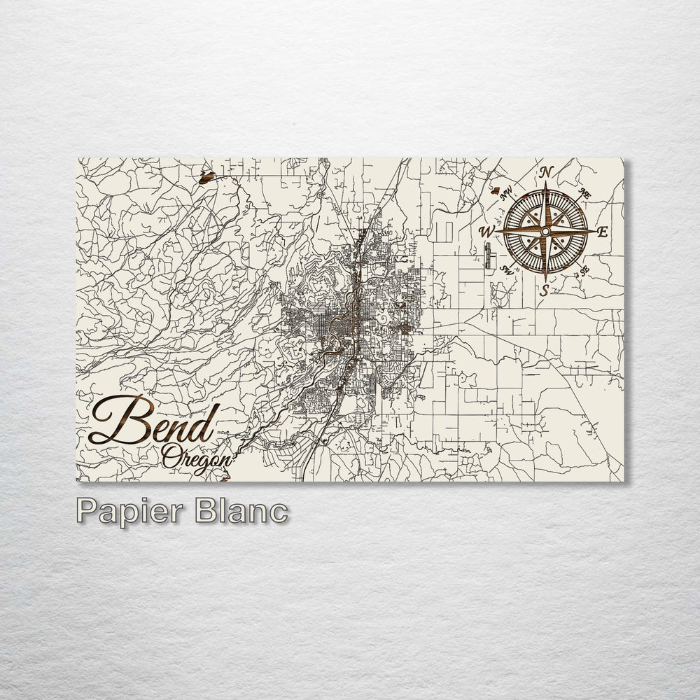 Bend, Oregon Street Map - Fire & Pine