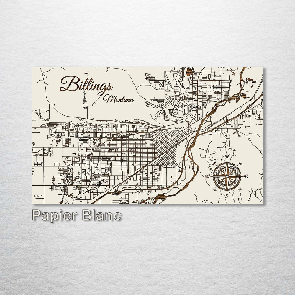 Billings, Montana Street Map - Fire & Pine