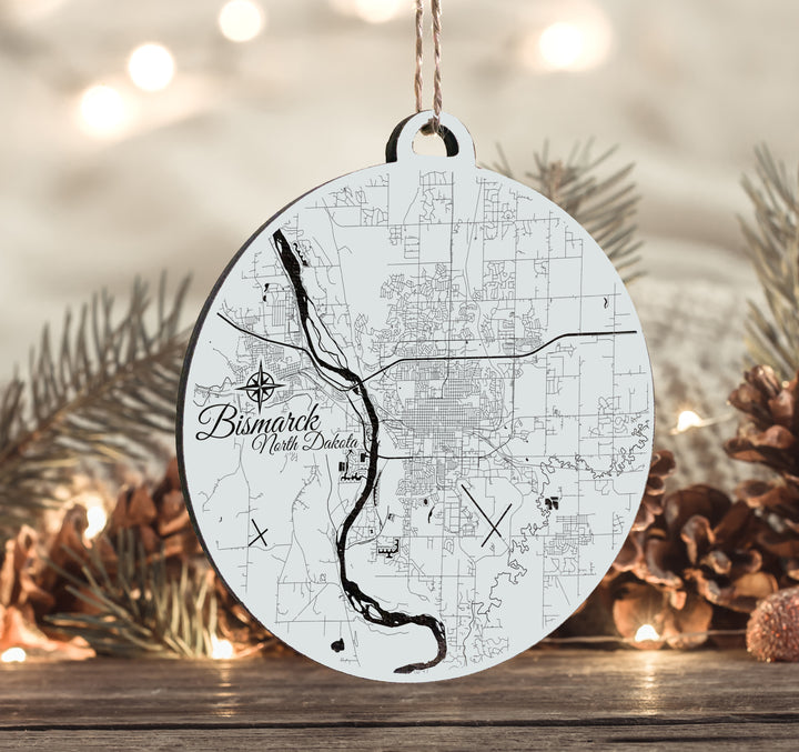 Bismarck, North Dakota Ornament