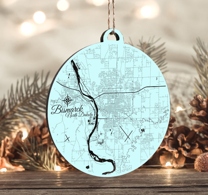 Bismarck, North Dakota Ornament