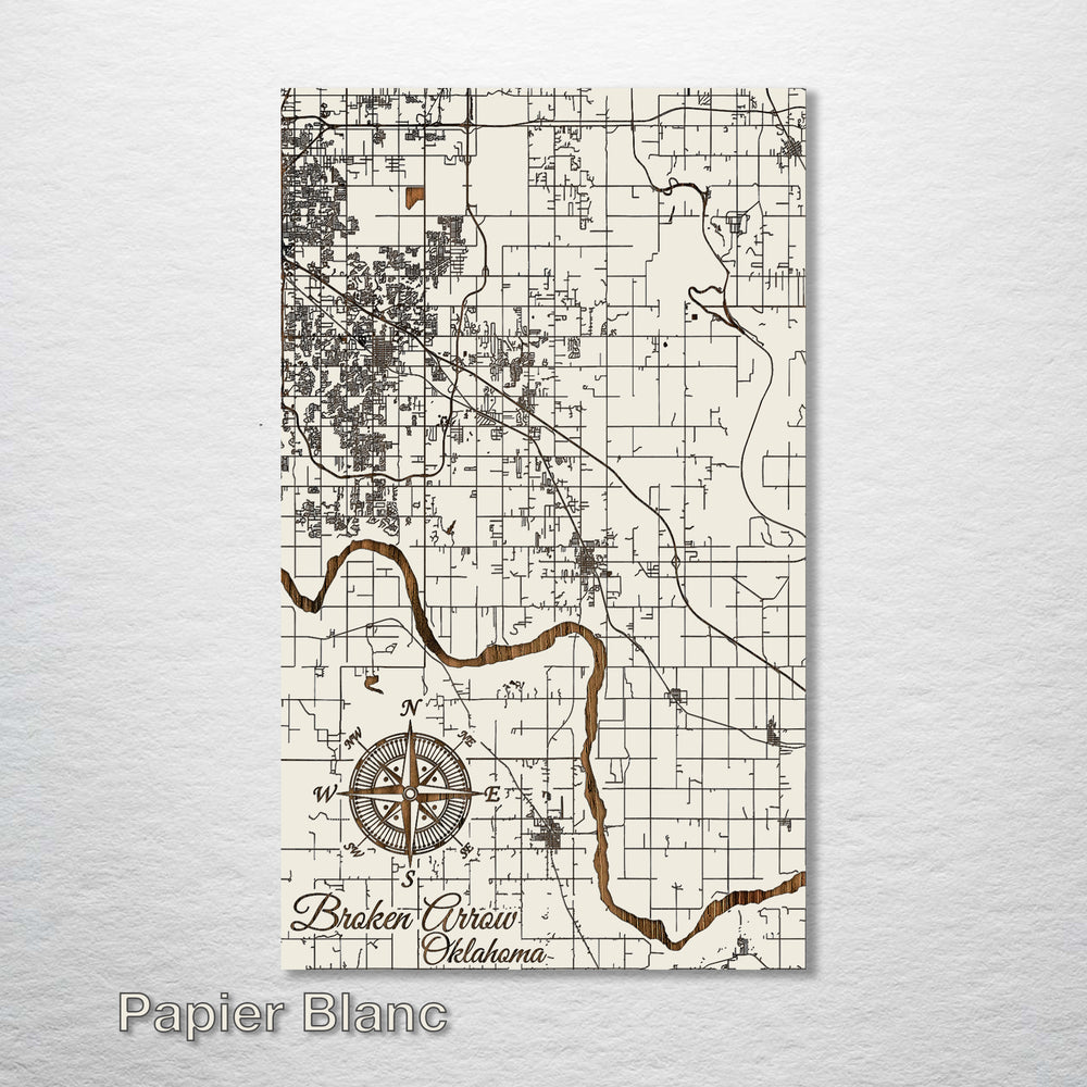 Broken Arrow, Oklahoma Street Map - Fire & Pine