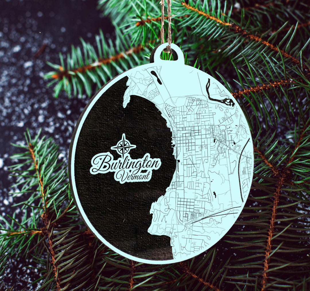 Burlington, Vermont Ornament