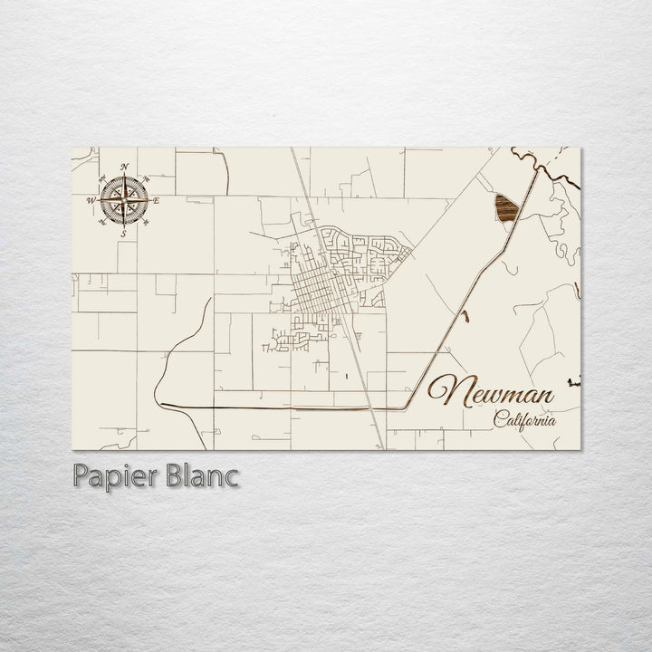 Newman, California Street Map