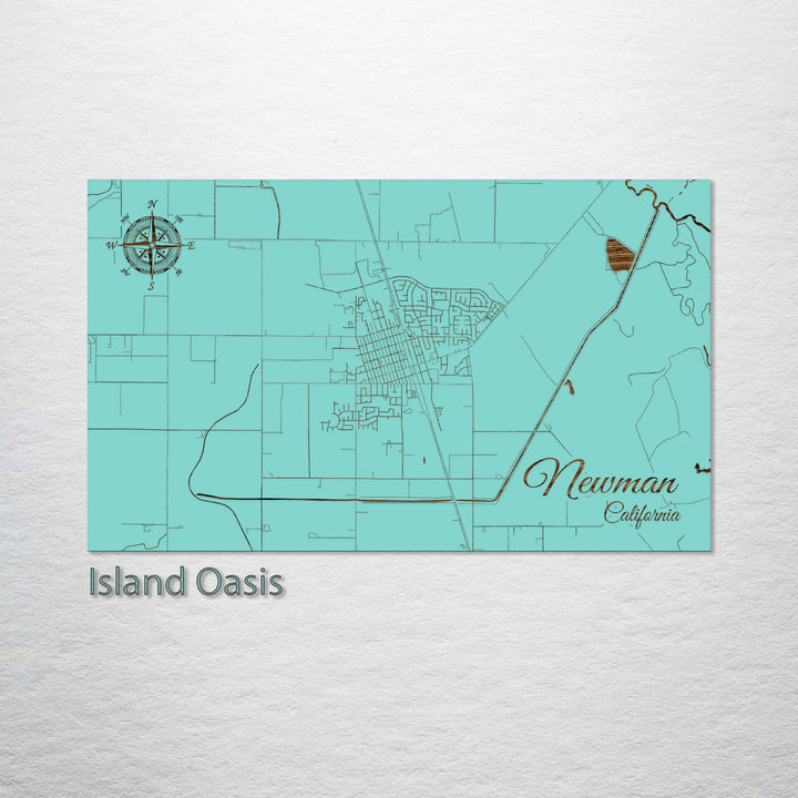 Newman, California Street Map