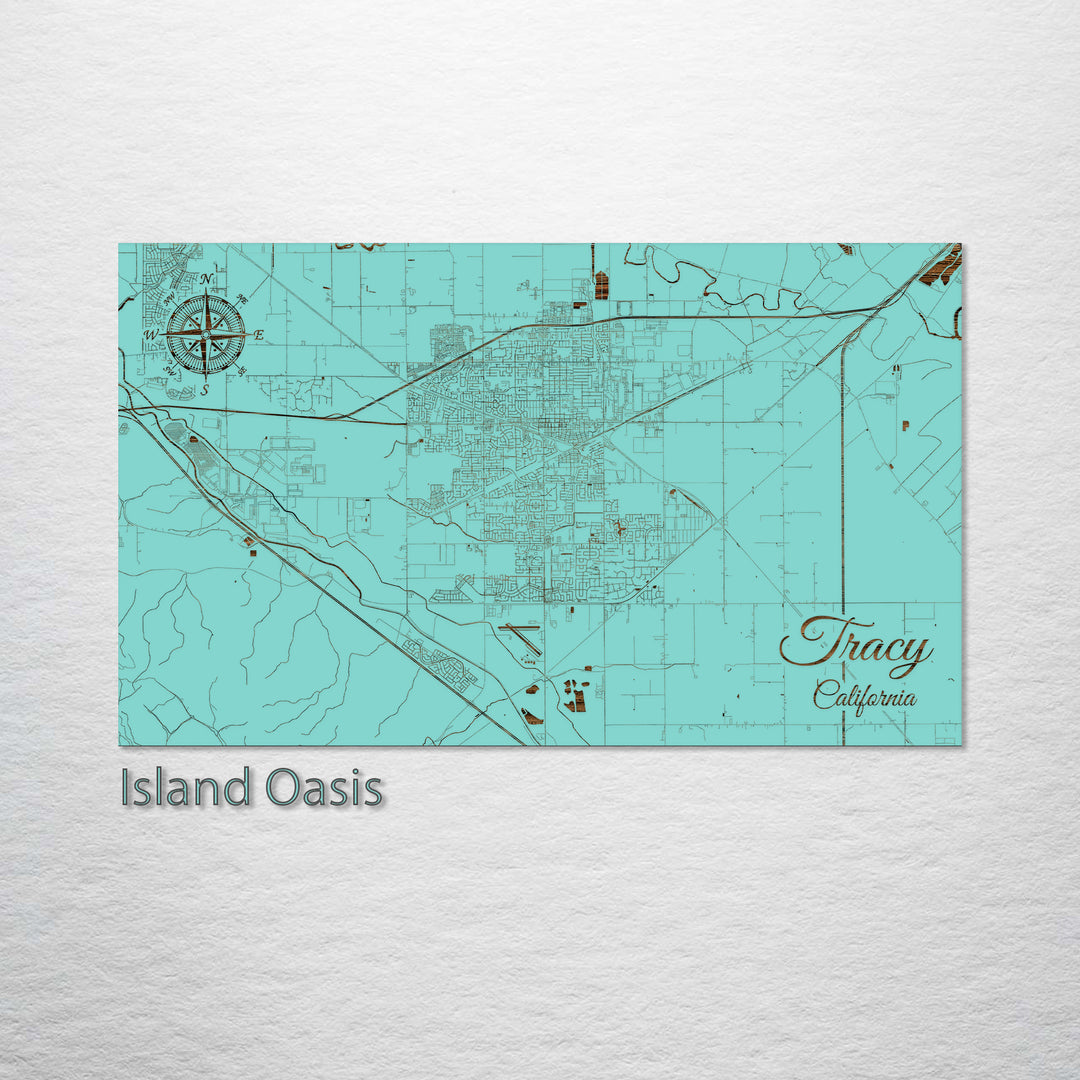 Tracy, California Street Map