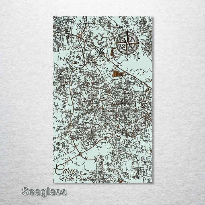 Cary, North Carolina Street Map - Fire & Pine