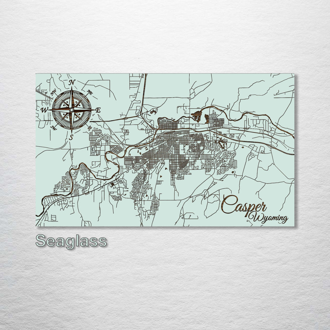 Casper, Wyoming Street Map - Fire & Pine