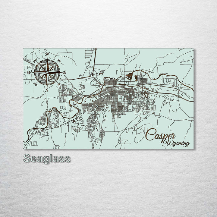 Casper, Wyoming Street Map - Fire & Pine