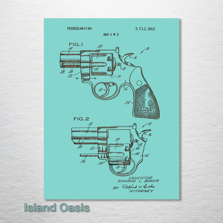 Colt Snubnose Revolver - Fire & Pine