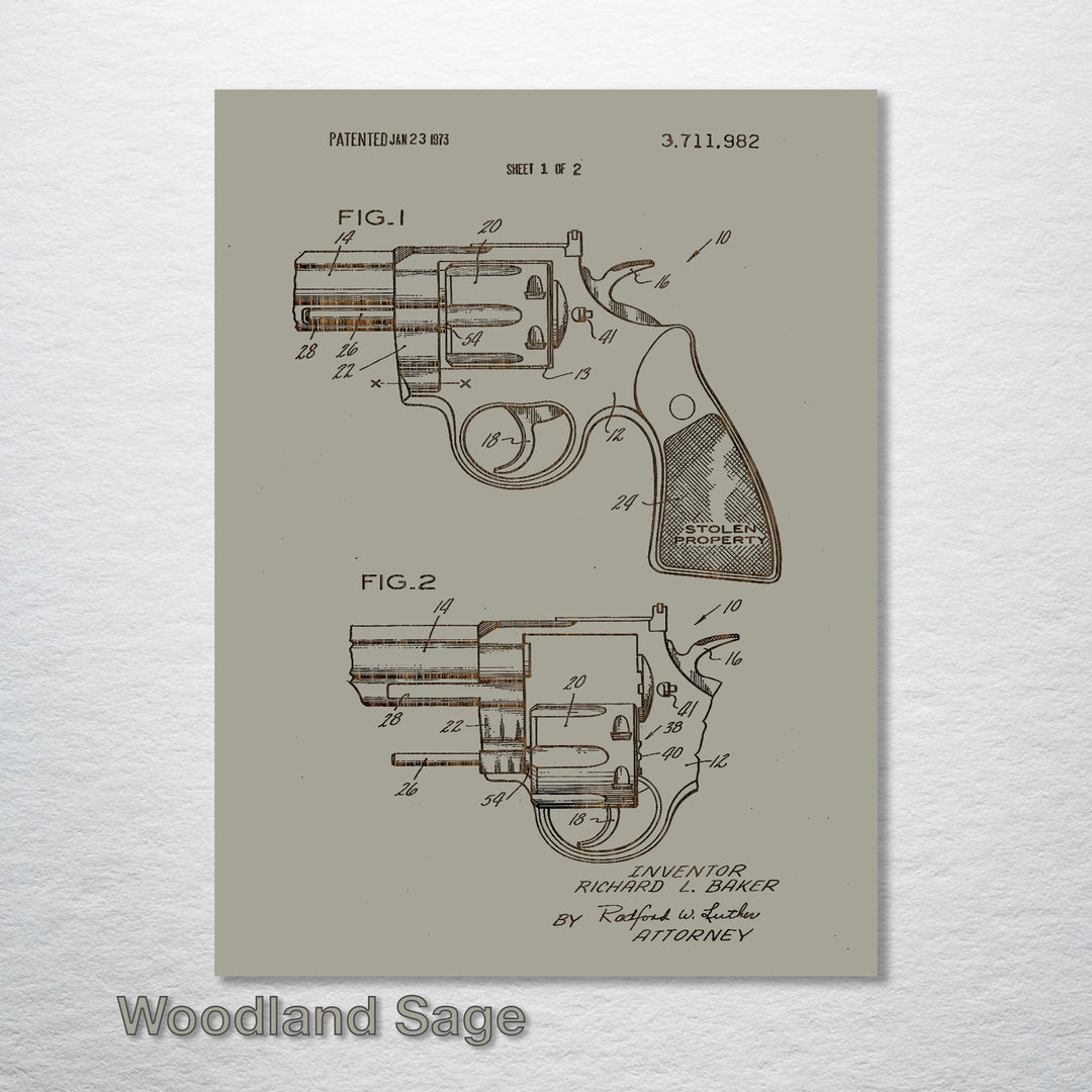 Colt Snubnose Revolver - Fire & Pine