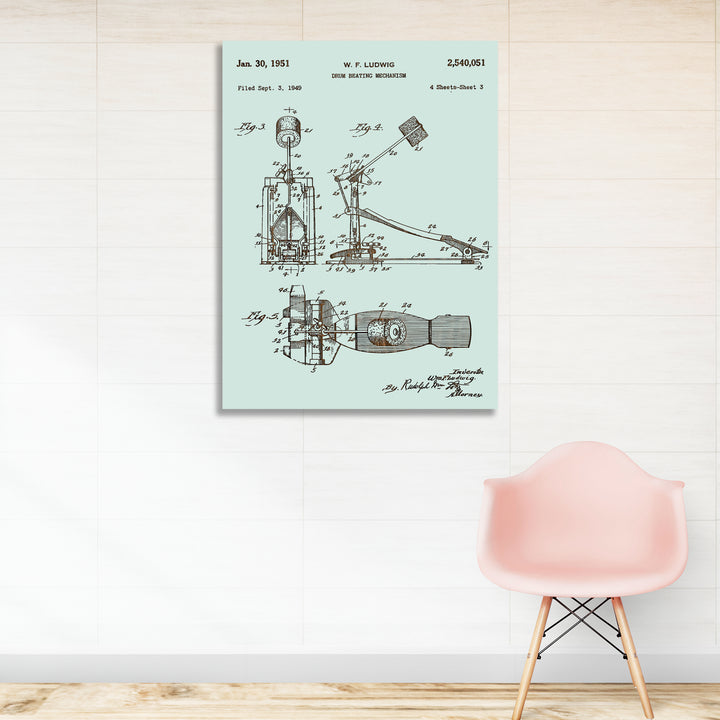 Drum Beating Mechanism - Fire & Pine