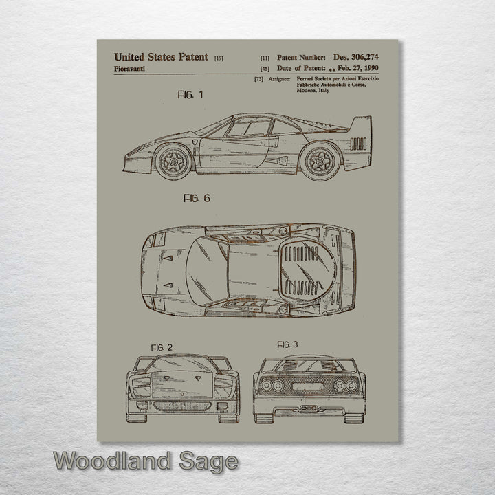 Ferrari US Patent - Fire & Pine