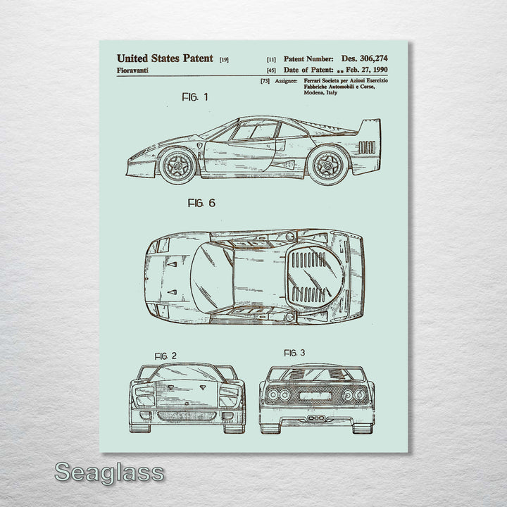 Ferrari US Patent - Fire & Pine