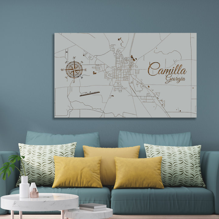 Camilla, Georgia Street Map