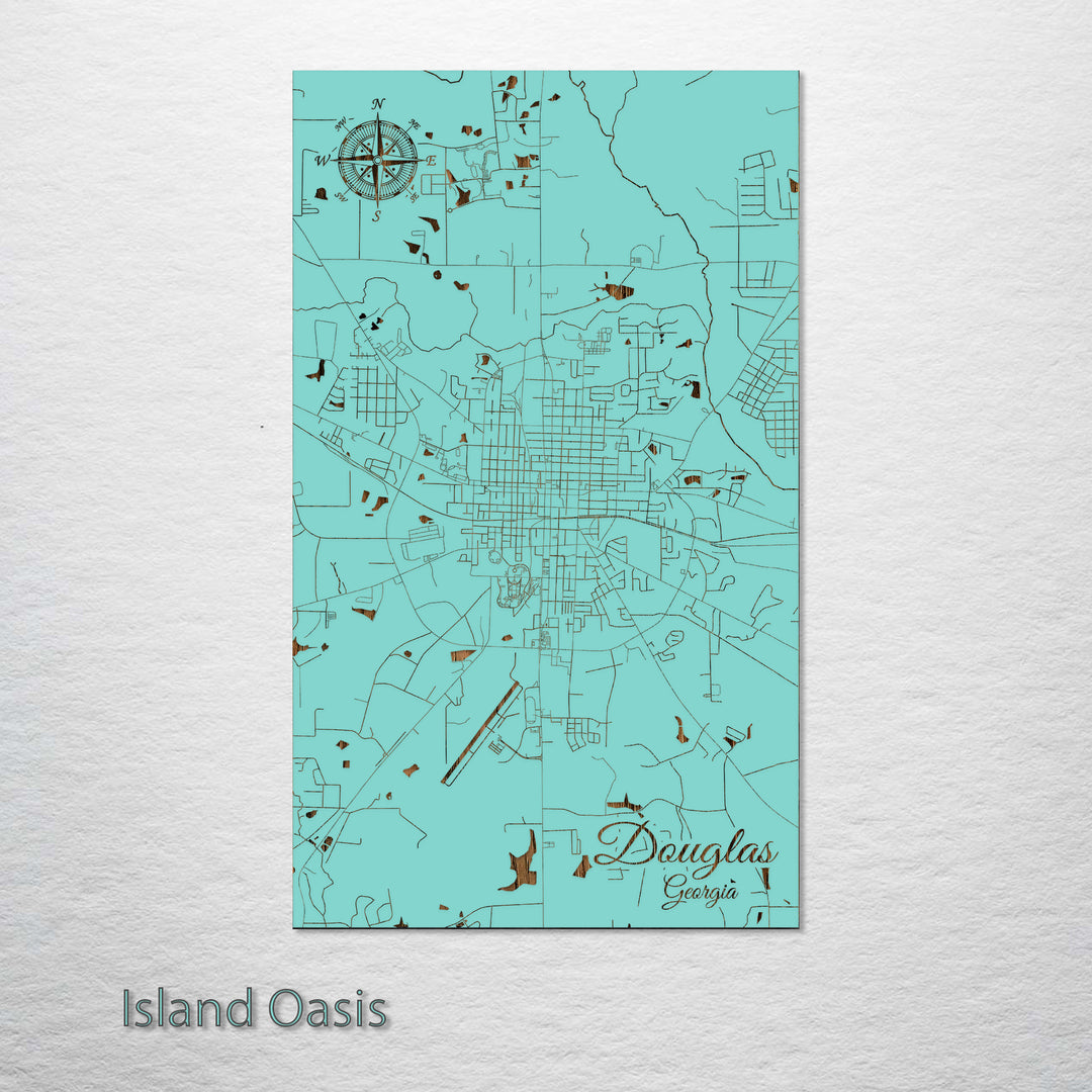 Douglas, Georgia Street Map