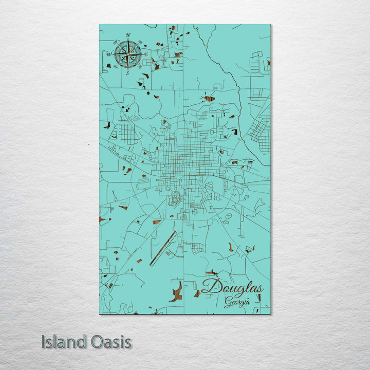 Douglas, Georgia Street Map