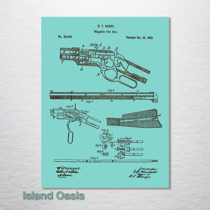 Henry Rifle 1860 - Fire & Pine