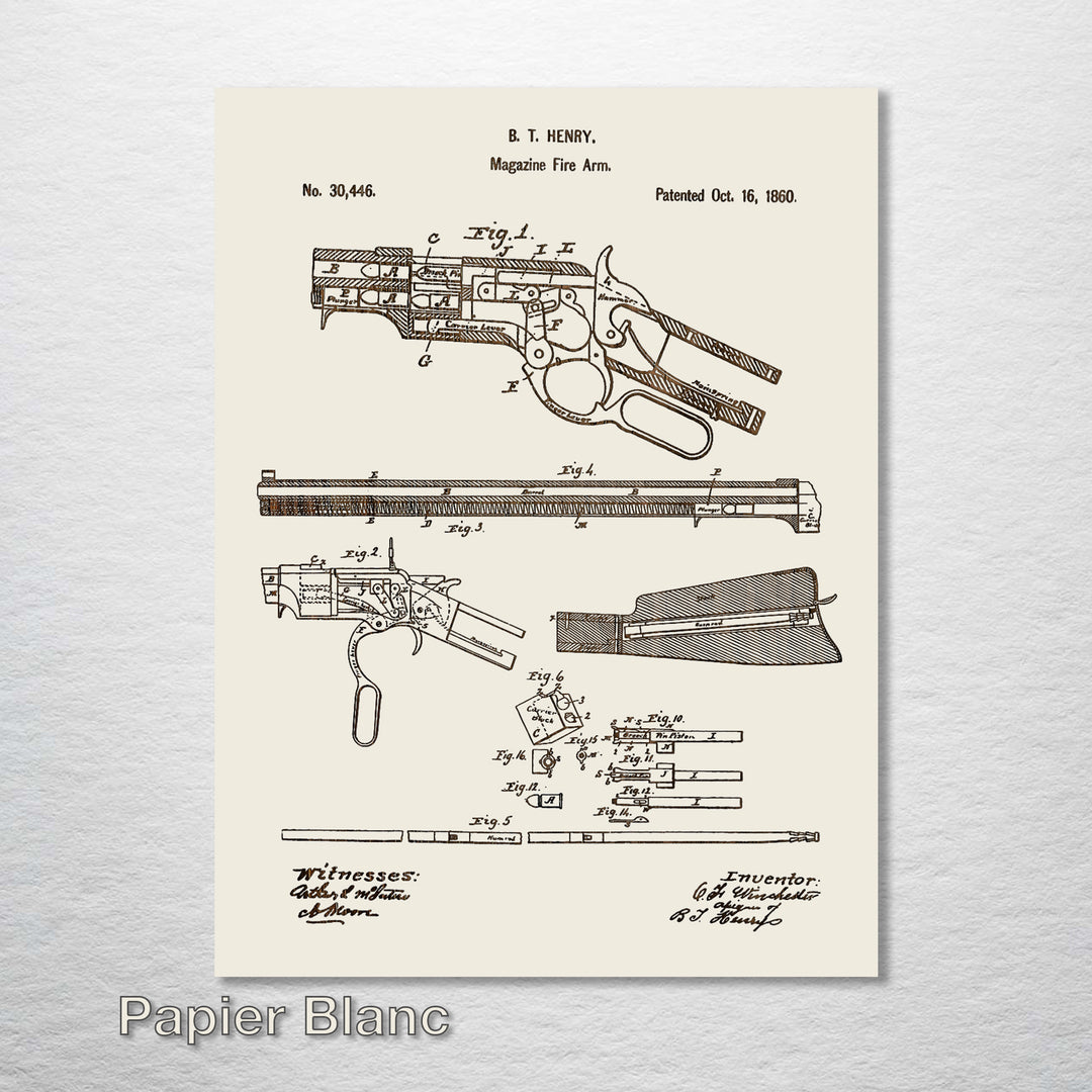 Henry Rifle 1860 - Fire & Pine