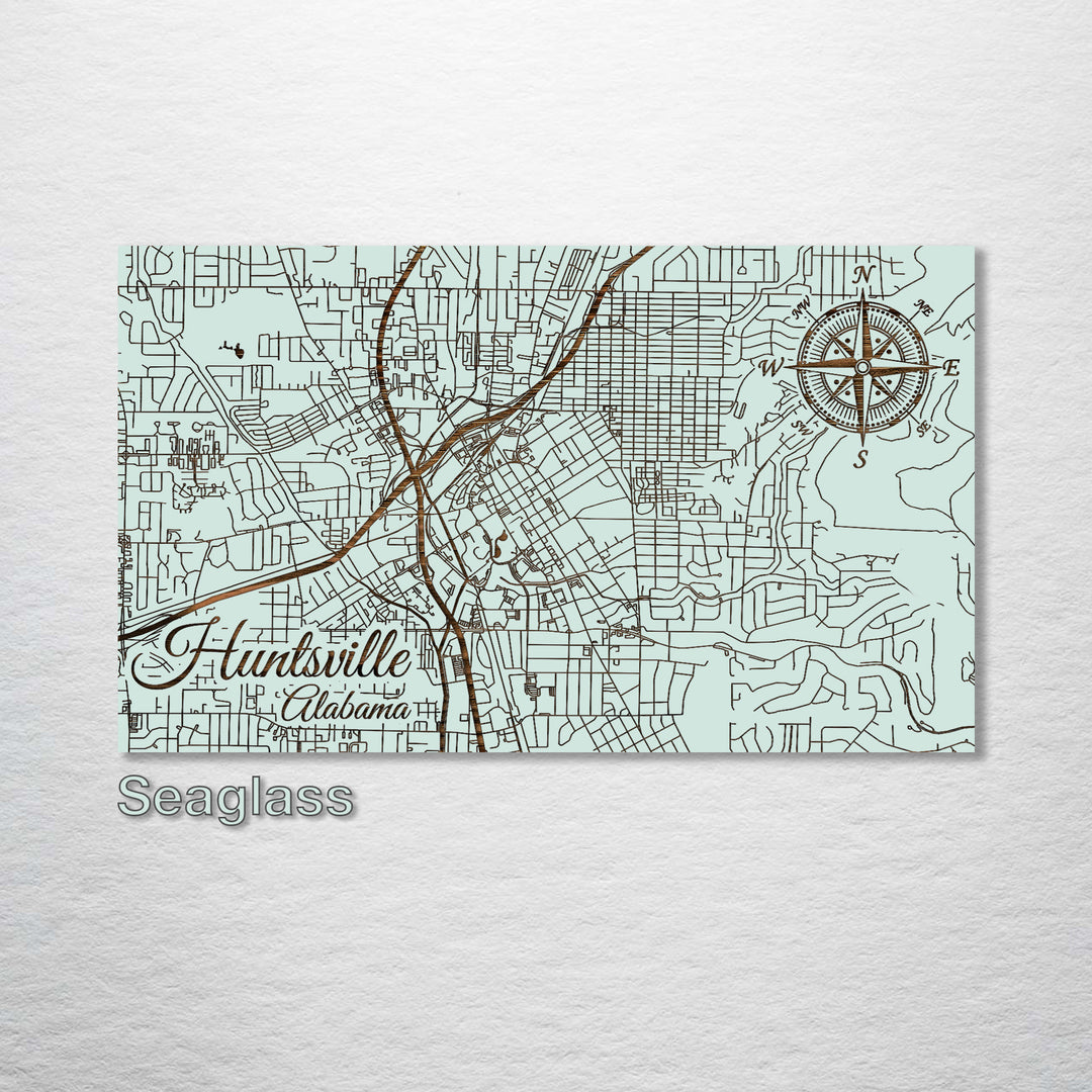 Huntsville, Alabama Street Map - Fire & Pine