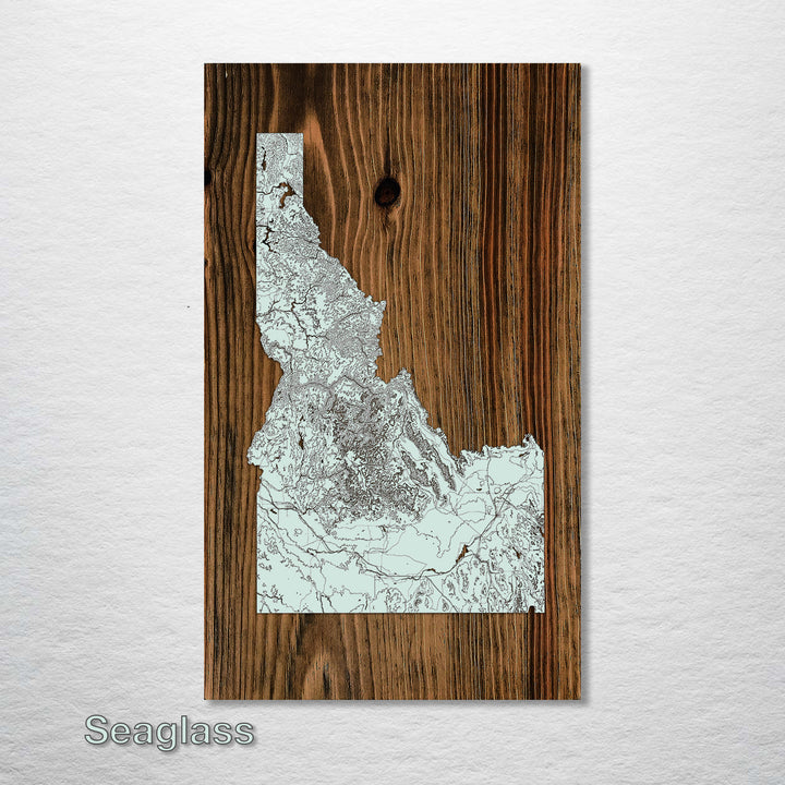 Idaho Isolated Map (MI-SM) - Fire & Pine