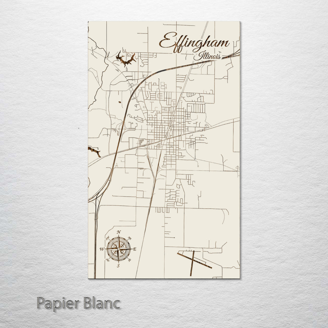 Effingham, Illinois Street Map