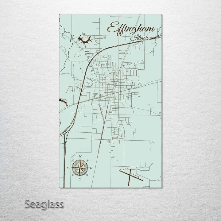 Effingham, Illinois Street Map