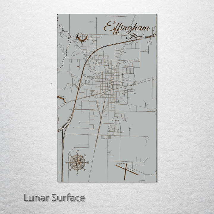 Effingham, Illinois Street Map