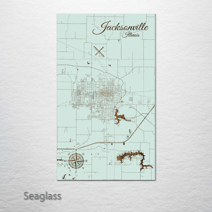 Jacksonville, Illinois Street Map