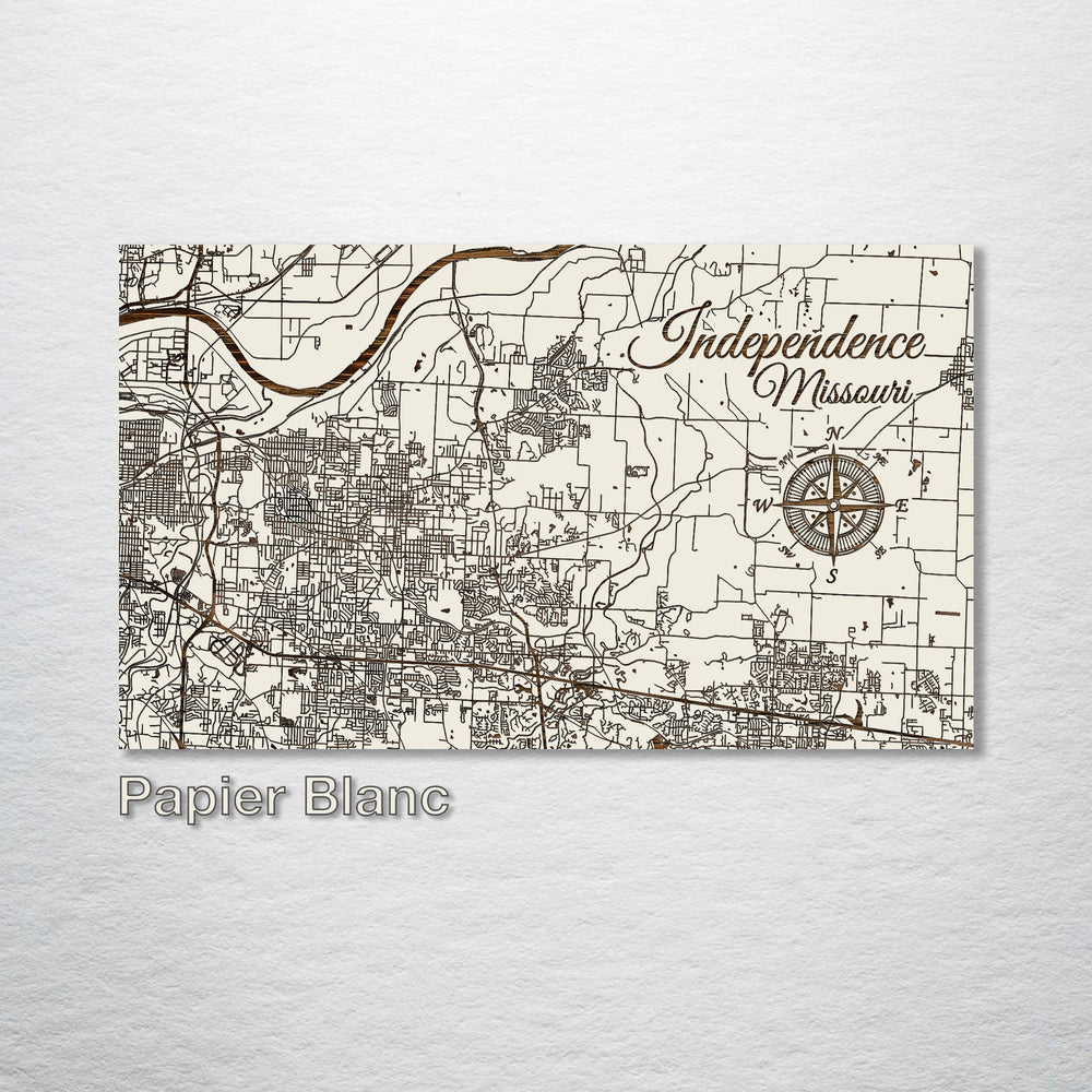 Independence, Missouri Street Map - Fire & Pine