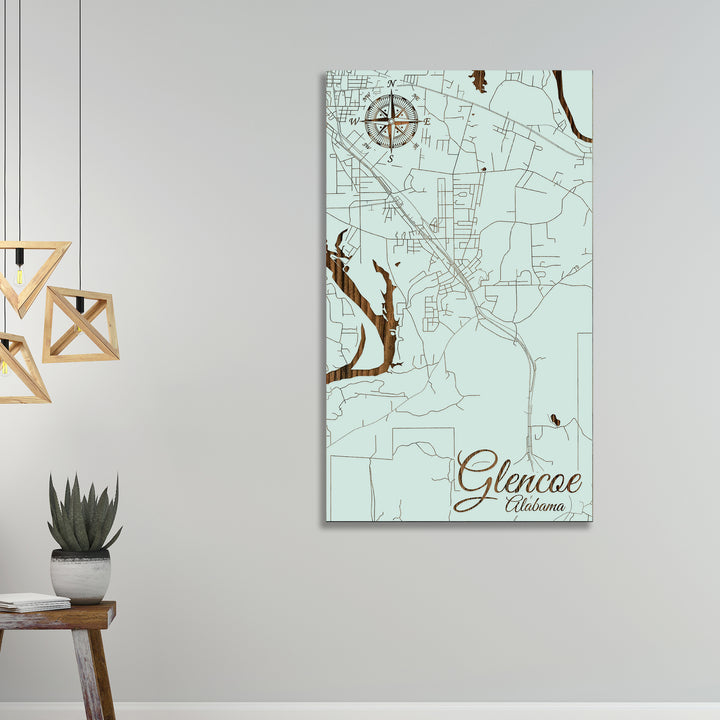 Glencoe, Alabama Street Map