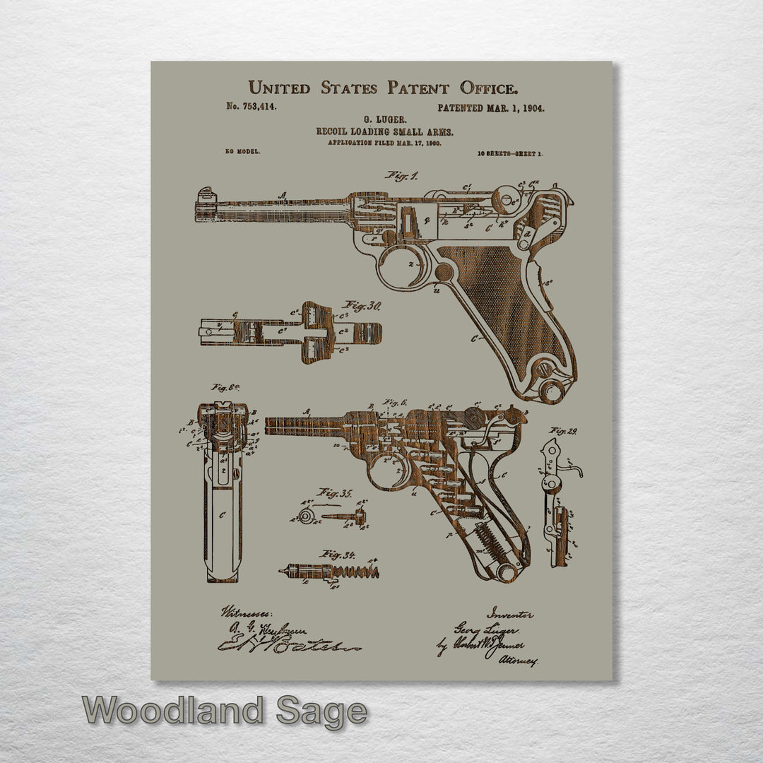 Luger 1904 - Fire & Pine