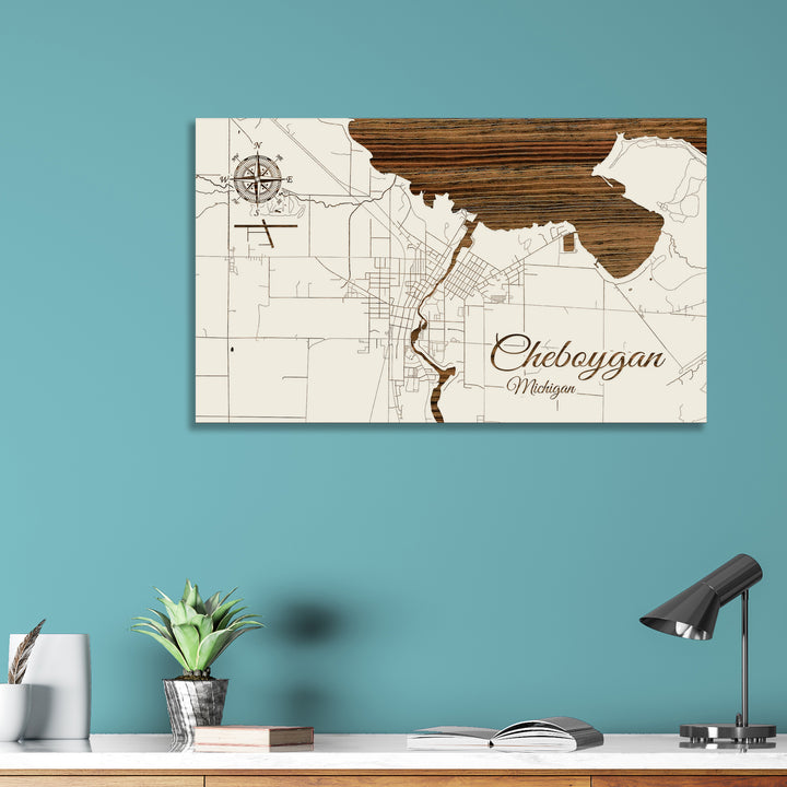 Cheboygan, Michigan Street Map