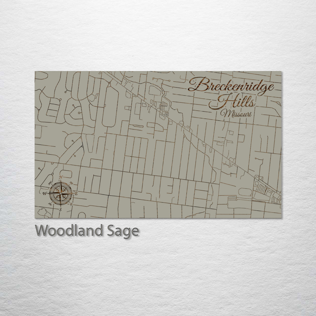 Breckenridge Hills, Missouri Street Map