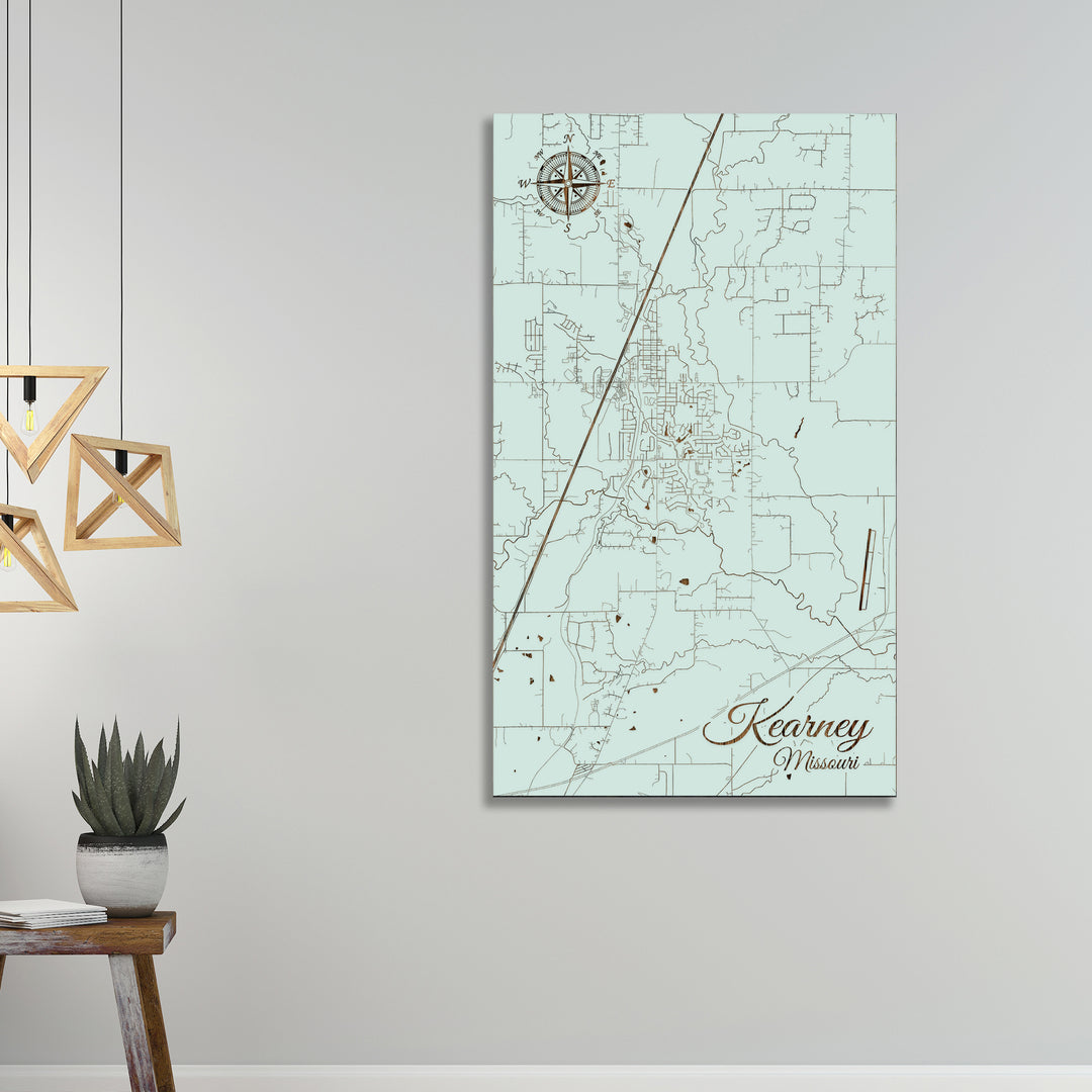 Kearney, Missouri Street Map