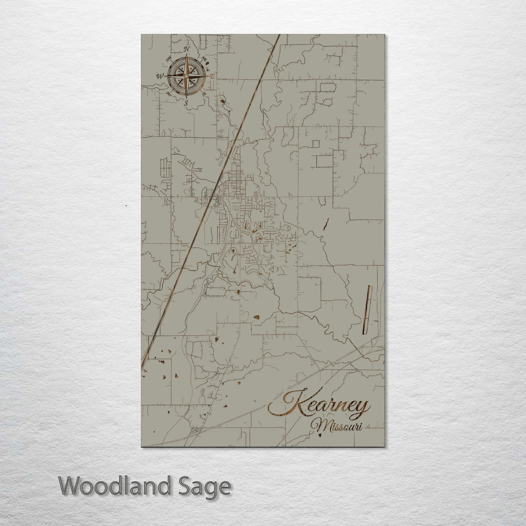 Kearney, Missouri Street Map