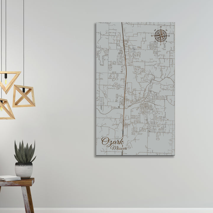 Ozark, Missouri Street Map